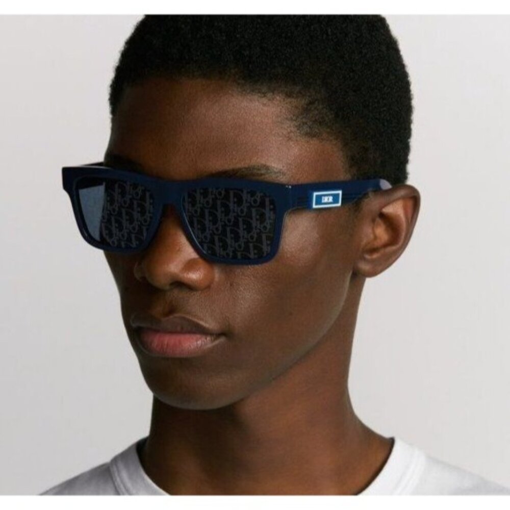 NEW DIOR SUNGLASSES BLUE MEN EYEWEAR DIOR DIORB23 S4I 30B8